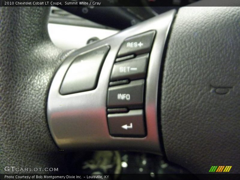 Summit White / Gray 2010 Chevrolet Cobalt LT Coupe
