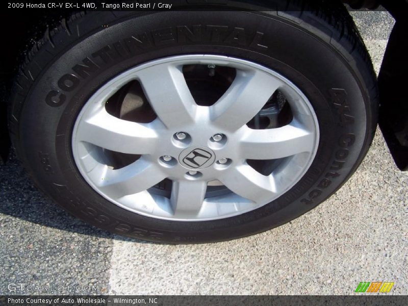 Tango Red Pearl / Gray 2009 Honda CR-V EX-L 4WD