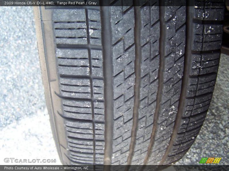 Tango Red Pearl / Gray 2009 Honda CR-V EX-L 4WD