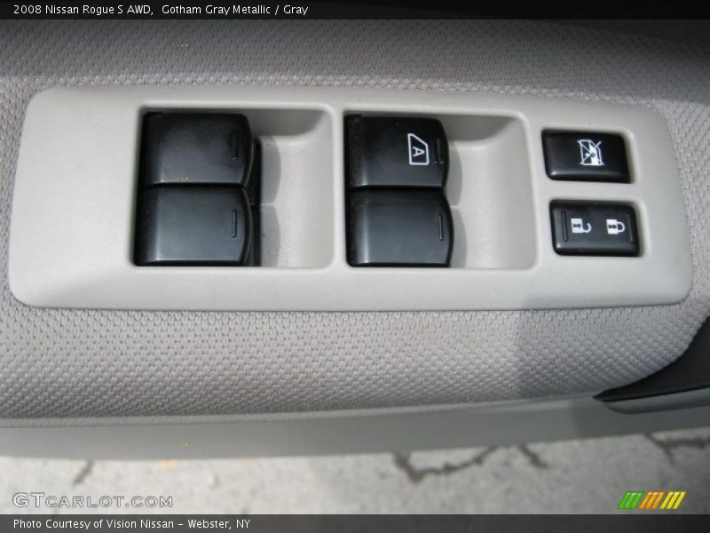 Gotham Gray Metallic / Gray 2008 Nissan Rogue S AWD