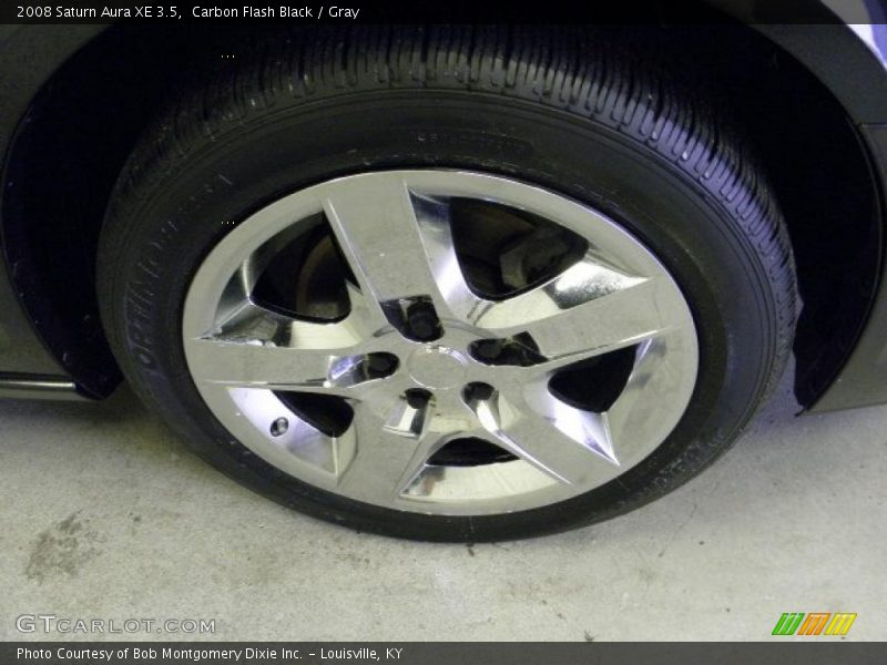 Carbon Flash Black / Gray 2008 Saturn Aura XE 3.5