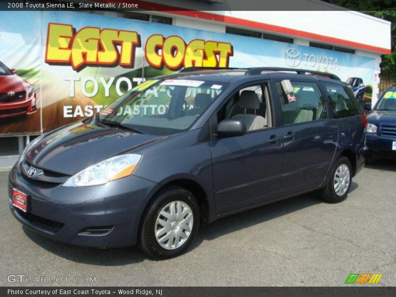 Slate Metallic / Stone 2008 Toyota Sienna LE