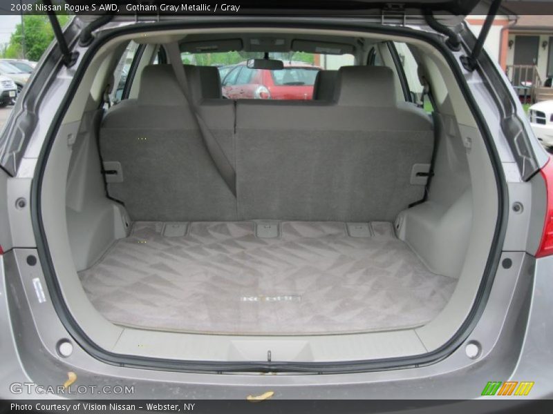 Gotham Gray Metallic / Gray 2008 Nissan Rogue S AWD