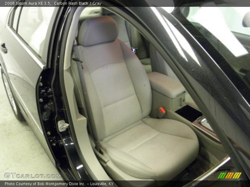 Carbon Flash Black / Gray 2008 Saturn Aura XE 3.5