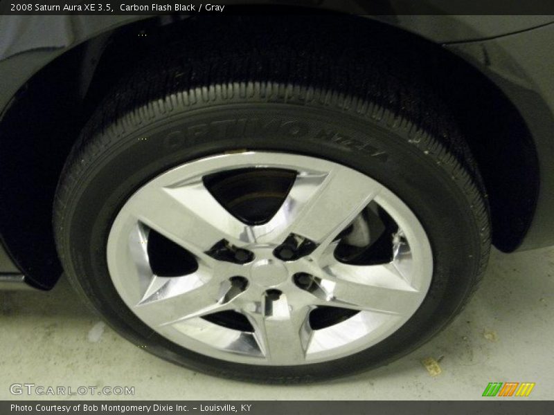 Carbon Flash Black / Gray 2008 Saturn Aura XE 3.5