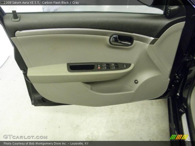 Carbon Flash Black / Gray 2008 Saturn Aura XE 3.5