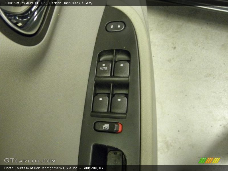 Carbon Flash Black / Gray 2008 Saturn Aura XE 3.5
