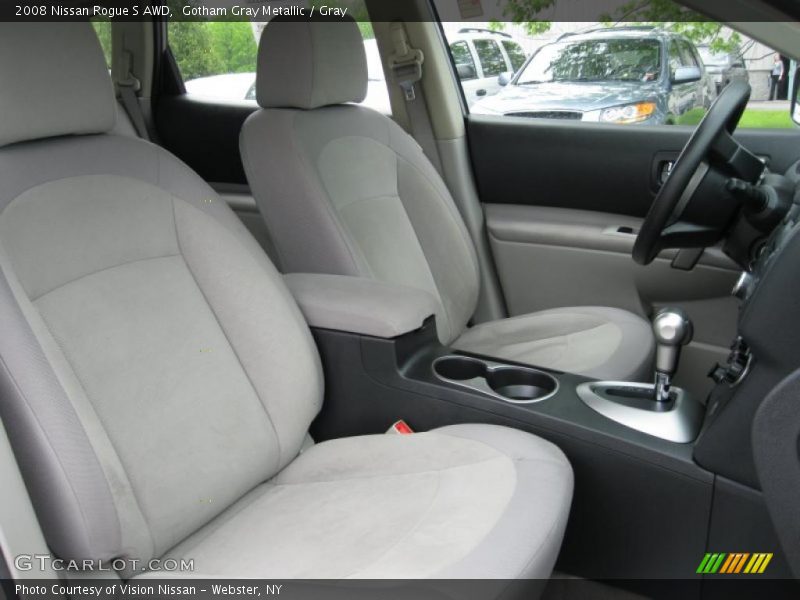 Gotham Gray Metallic / Gray 2008 Nissan Rogue S AWD