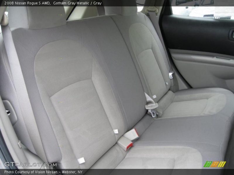 Gotham Gray Metallic / Gray 2008 Nissan Rogue S AWD