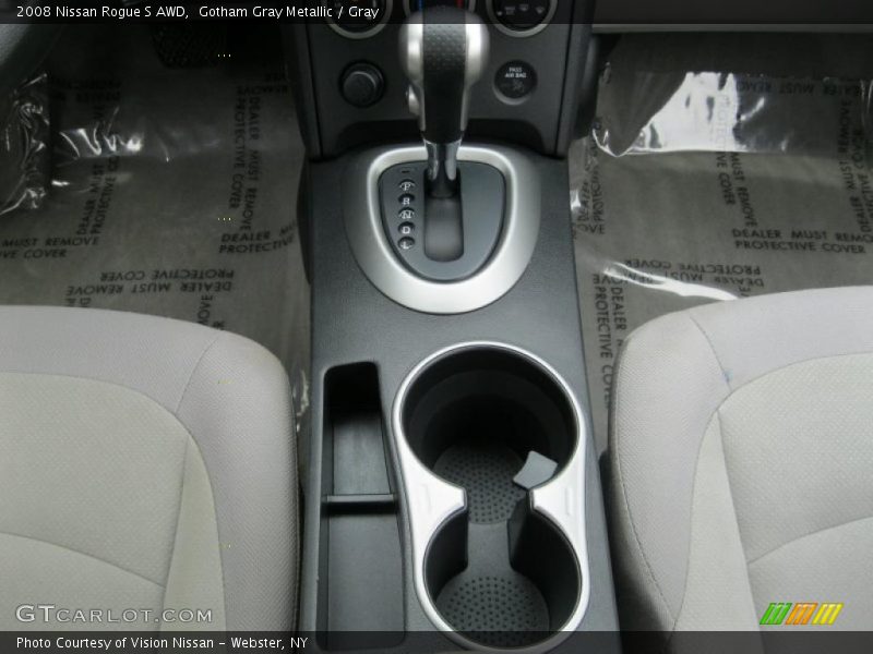 Gotham Gray Metallic / Gray 2008 Nissan Rogue S AWD