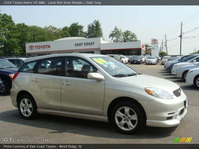 Lunar Mist Silver Metallic / Dark Gray 2004 Toyota Matrix XR AWD