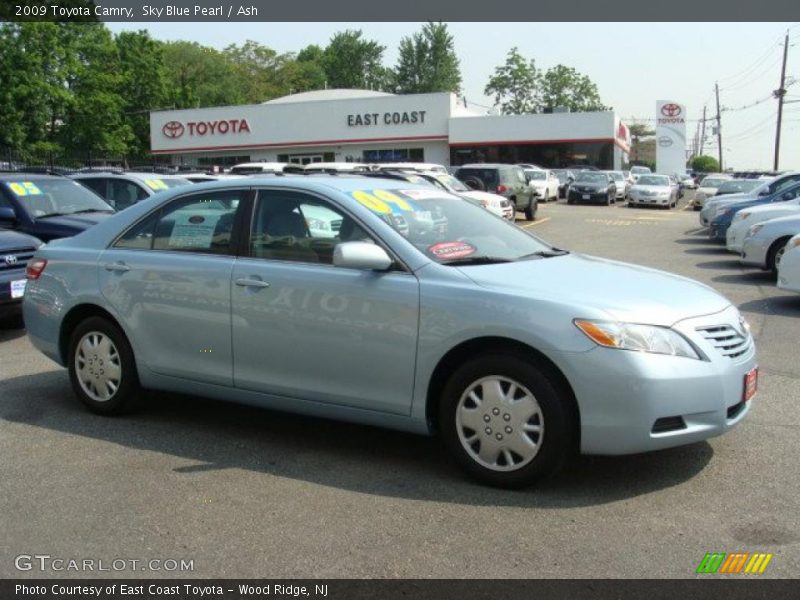Sky Blue Pearl / Ash 2009 Toyota Camry