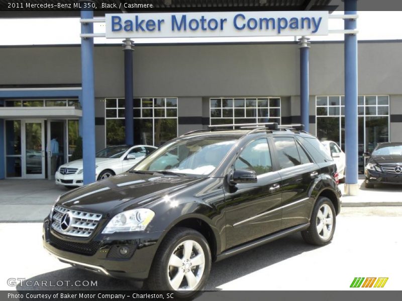 Black / Cashmere 2011 Mercedes-Benz ML 350