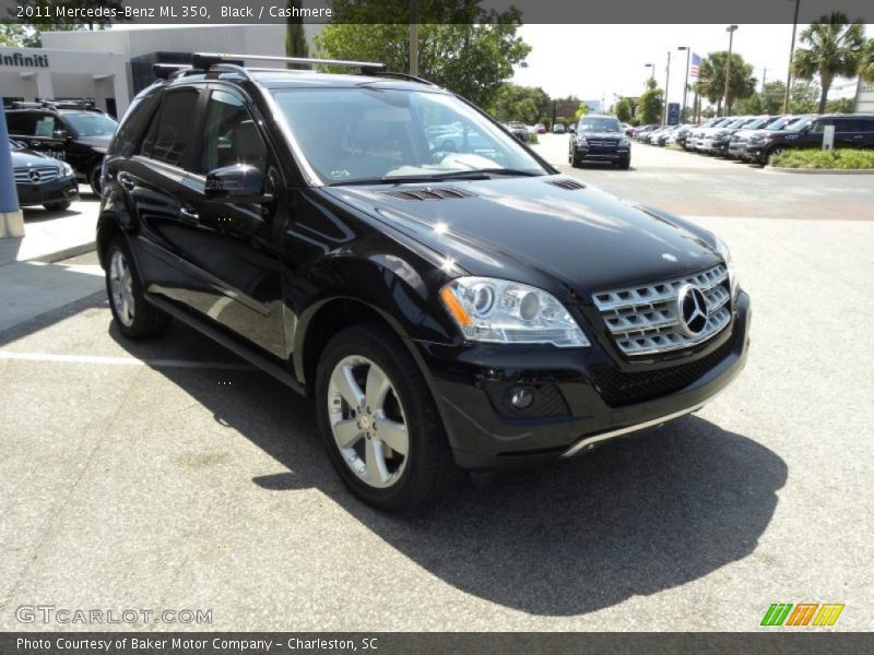Black / Cashmere 2011 Mercedes-Benz ML 350