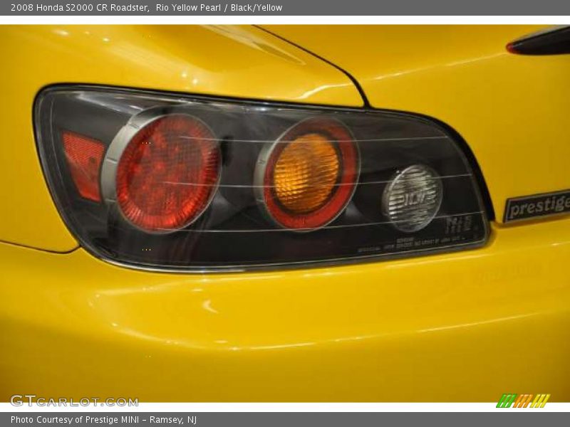 Rio Yellow Pearl / Black/Yellow 2008 Honda S2000 CR Roadster