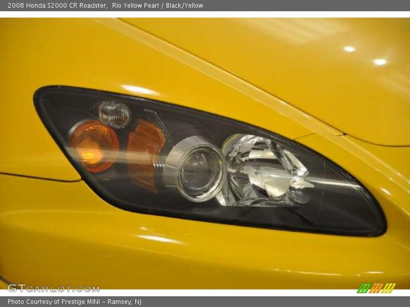 Rio Yellow Pearl / Black/Yellow 2008 Honda S2000 CR Roadster