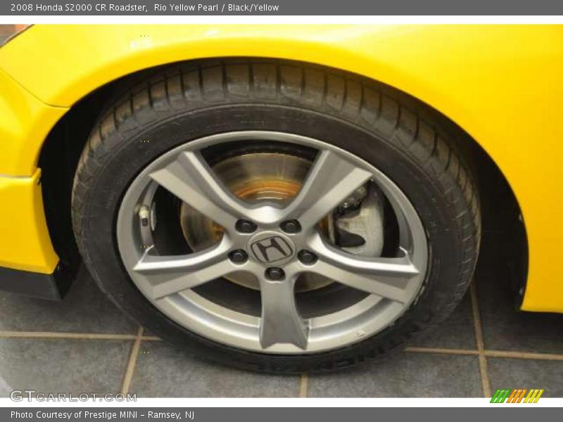 Rio Yellow Pearl / Black/Yellow 2008 Honda S2000 CR Roadster