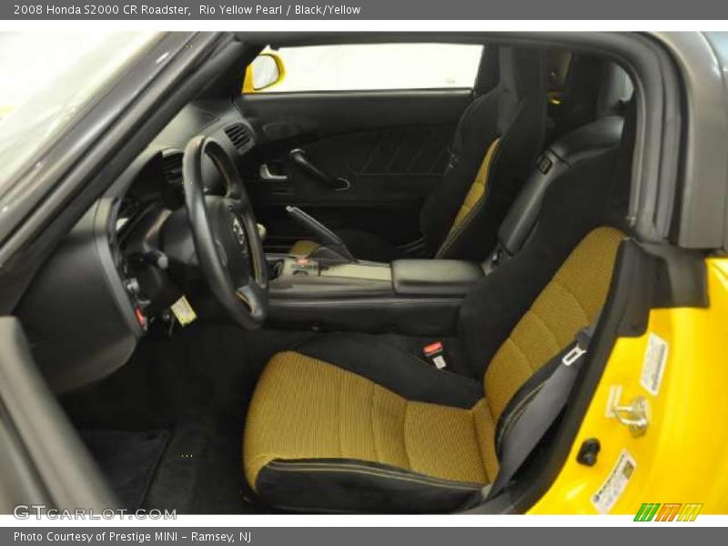  2008 S2000 CR Roadster Black/Yellow Interior