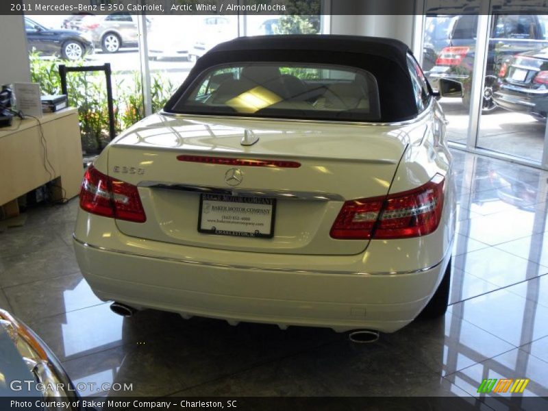 Arctic White / Almond/Mocha 2011 Mercedes-Benz E 350 Cabriolet