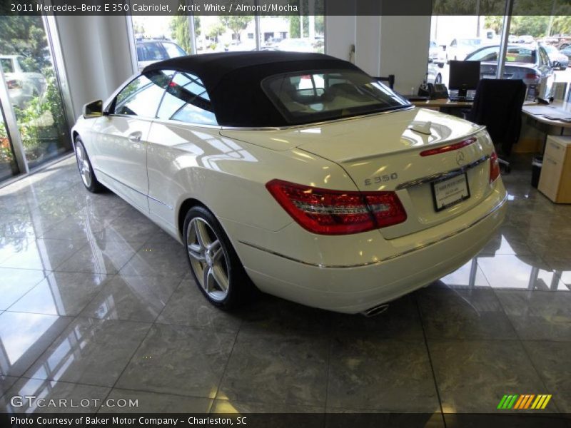 Arctic White / Almond/Mocha 2011 Mercedes-Benz E 350 Cabriolet