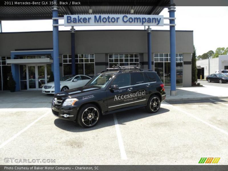 Black / Black 2011 Mercedes-Benz GLK 350