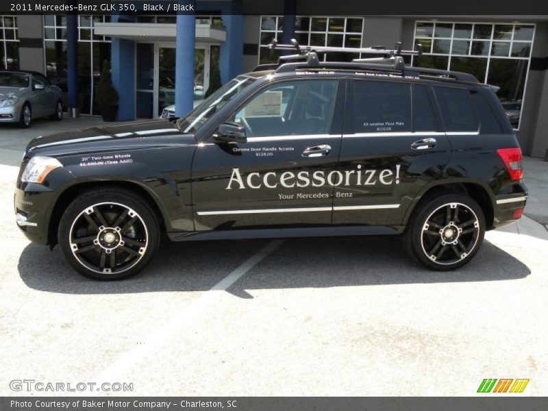 Black / Black 2011 Mercedes-Benz GLK 350
