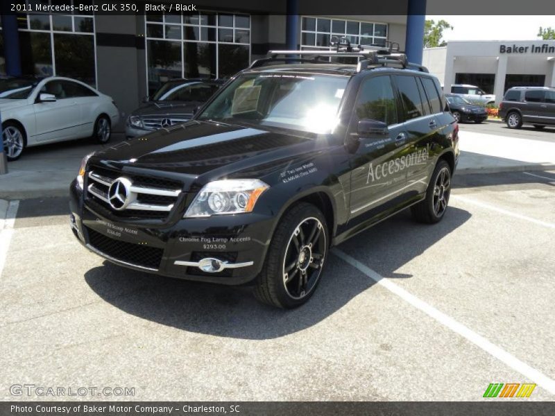 Black / Black 2011 Mercedes-Benz GLK 350