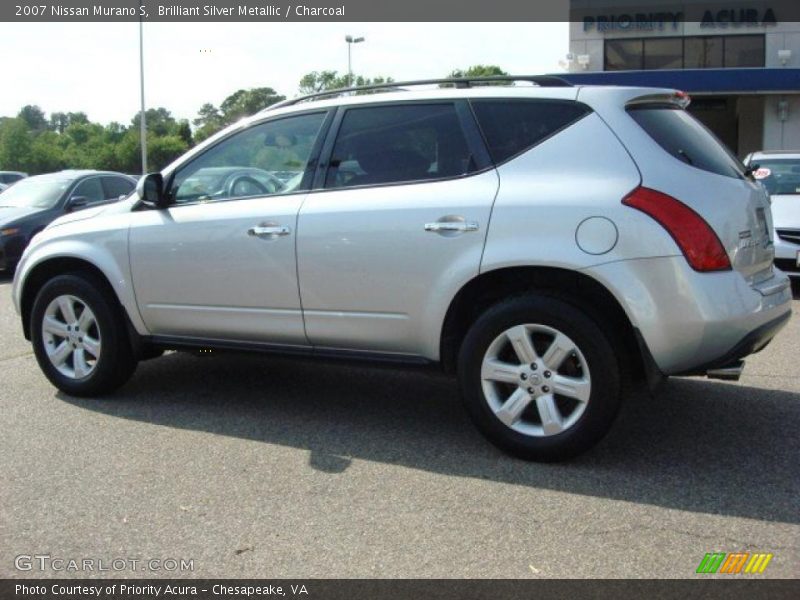 Brilliant Silver Metallic / Charcoal 2007 Nissan Murano S