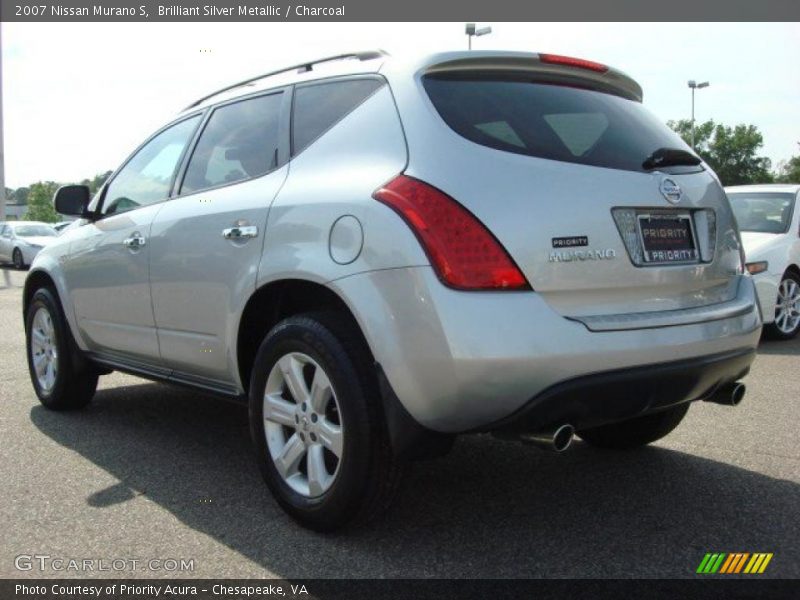 Brilliant Silver Metallic / Charcoal 2007 Nissan Murano S