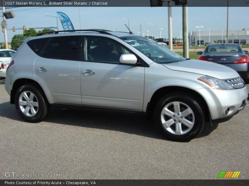 Brilliant Silver Metallic / Charcoal 2007 Nissan Murano S