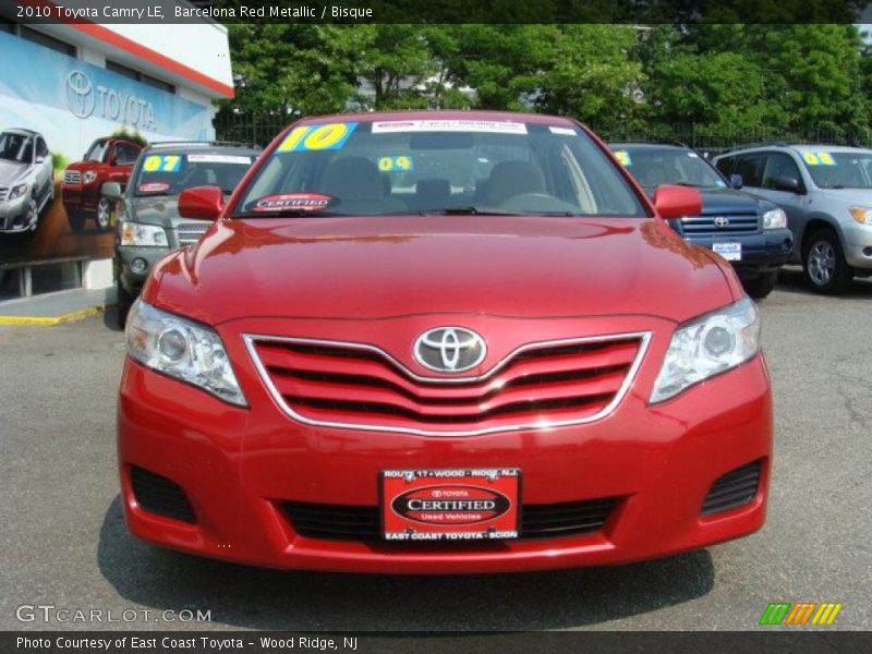 Barcelona Red Metallic / Bisque 2010 Toyota Camry LE
