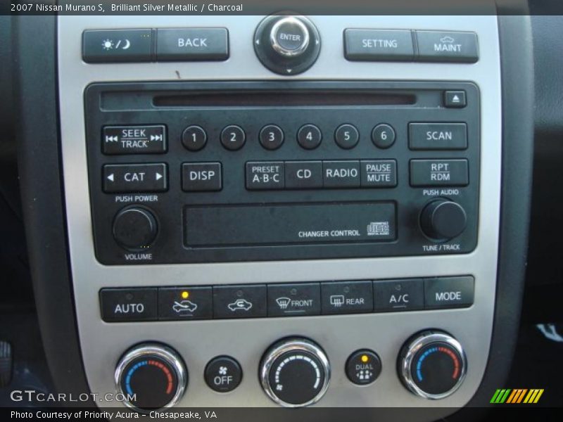 Brilliant Silver Metallic / Charcoal 2007 Nissan Murano S