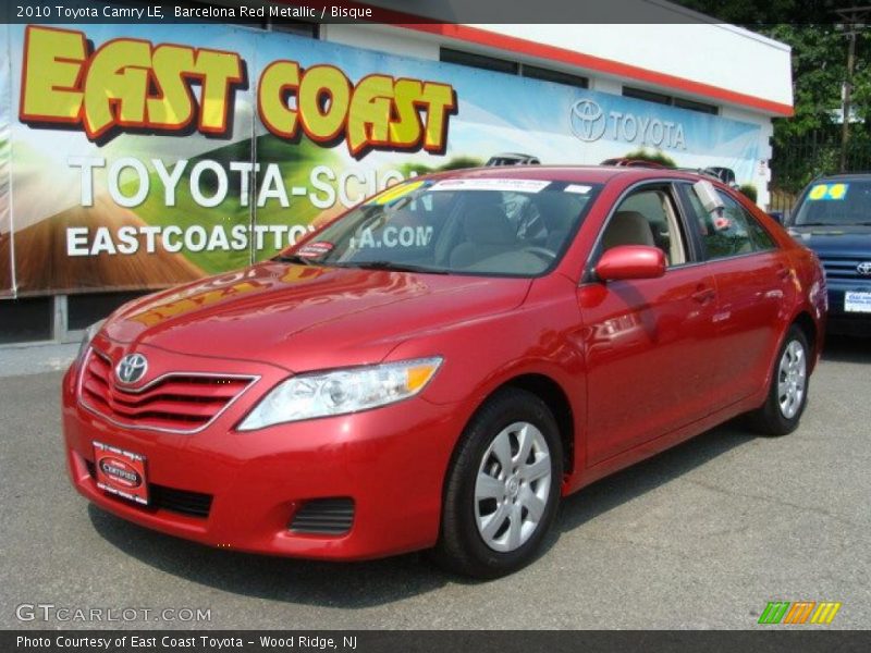 Barcelona Red Metallic / Bisque 2010 Toyota Camry LE