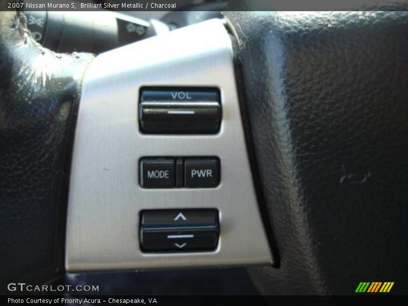 Brilliant Silver Metallic / Charcoal 2007 Nissan Murano S