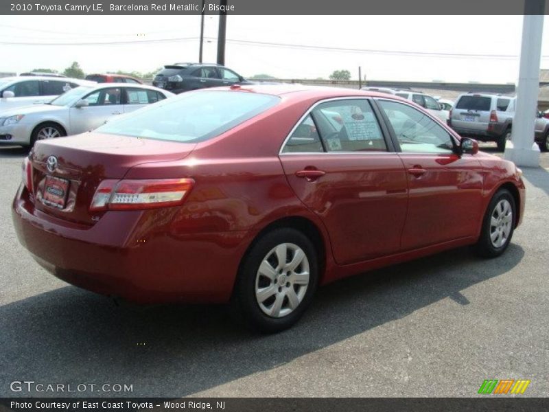 Barcelona Red Metallic / Bisque 2010 Toyota Camry LE