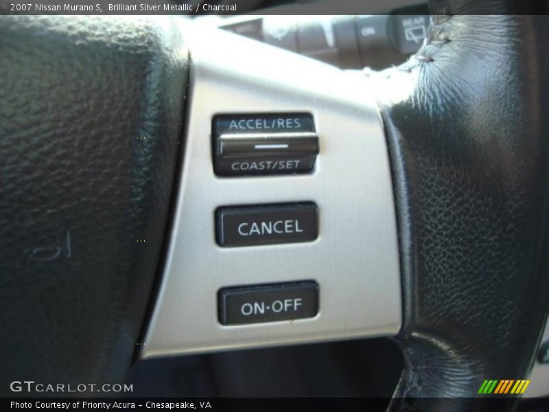 Brilliant Silver Metallic / Charcoal 2007 Nissan Murano S