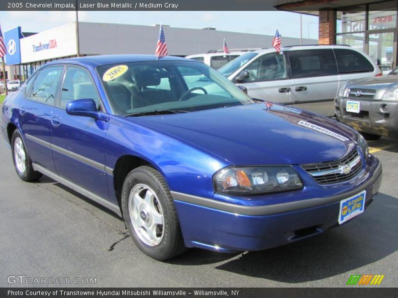 Laser Blue Metallic / Medium Gray 2005 Chevrolet Impala