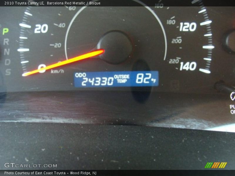 Barcelona Red Metallic / Bisque 2010 Toyota Camry LE