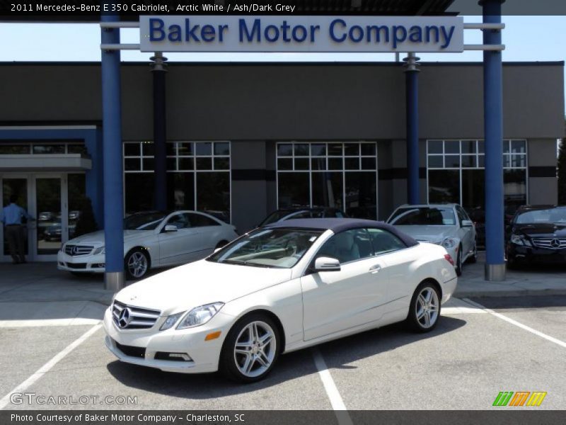 Arctic White / Ash/Dark Grey 2011 Mercedes-Benz E 350 Cabriolet