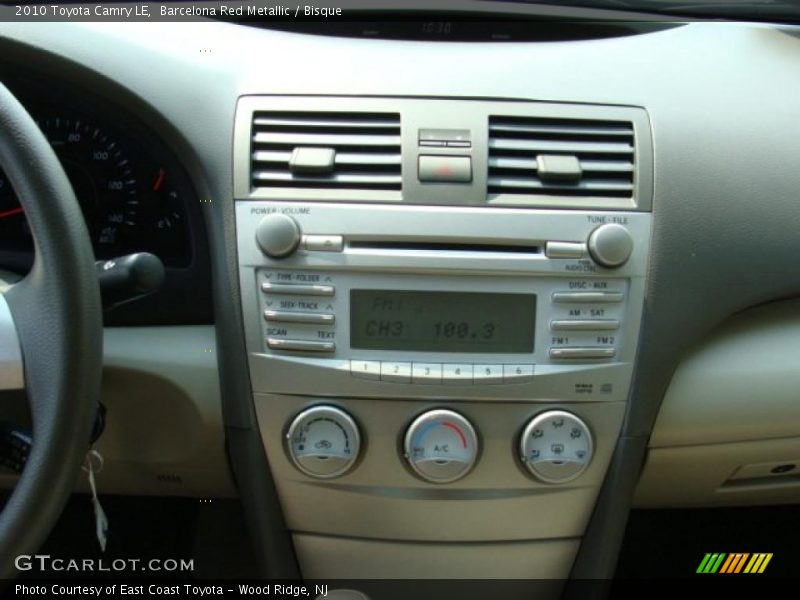 Barcelona Red Metallic / Bisque 2010 Toyota Camry LE