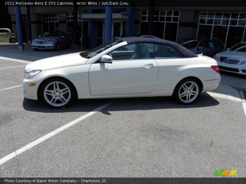 Arctic White / Ash/Dark Grey 2011 Mercedes-Benz E 350 Cabriolet