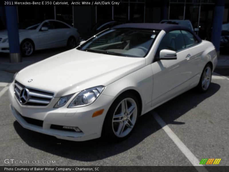 Arctic White / Ash/Dark Grey 2011 Mercedes-Benz E 350 Cabriolet