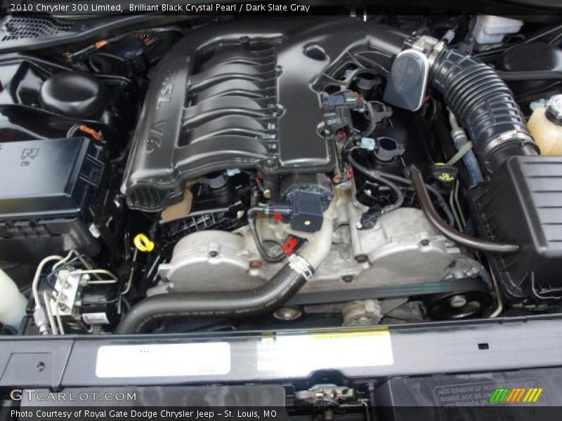 Brilliant Black Crystal Pearl / Dark Slate Gray 2010 Chrysler 300 Limited