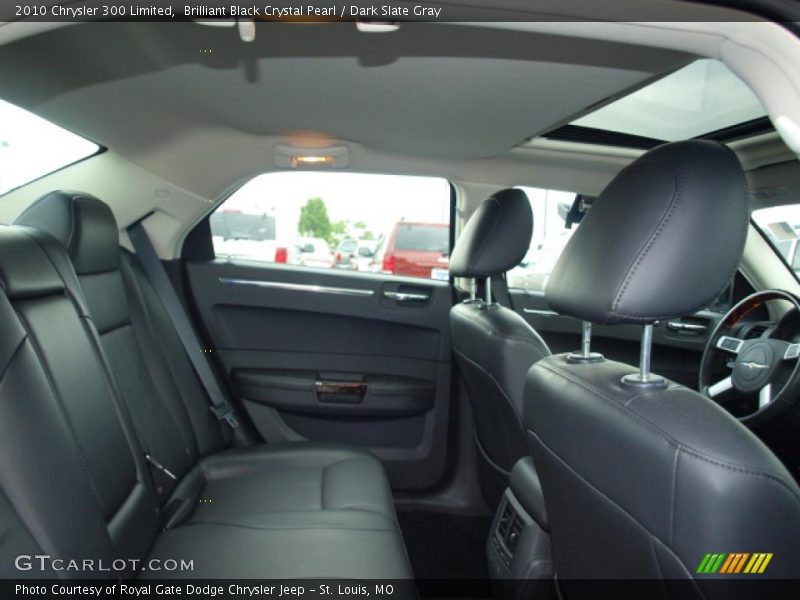 Brilliant Black Crystal Pearl / Dark Slate Gray 2010 Chrysler 300 Limited