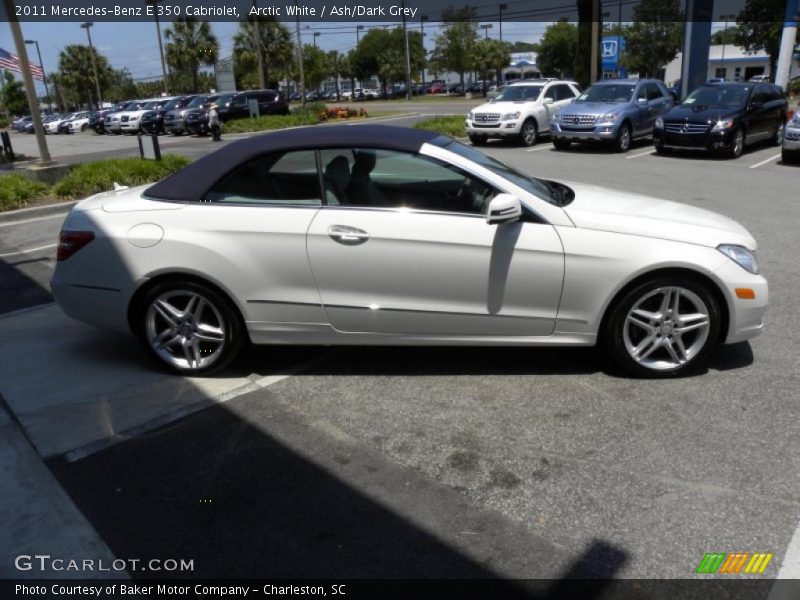 Arctic White / Ash/Dark Grey 2011 Mercedes-Benz E 350 Cabriolet