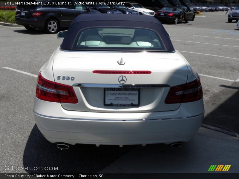Arctic White / Ash/Dark Grey 2011 Mercedes-Benz E 350 Cabriolet