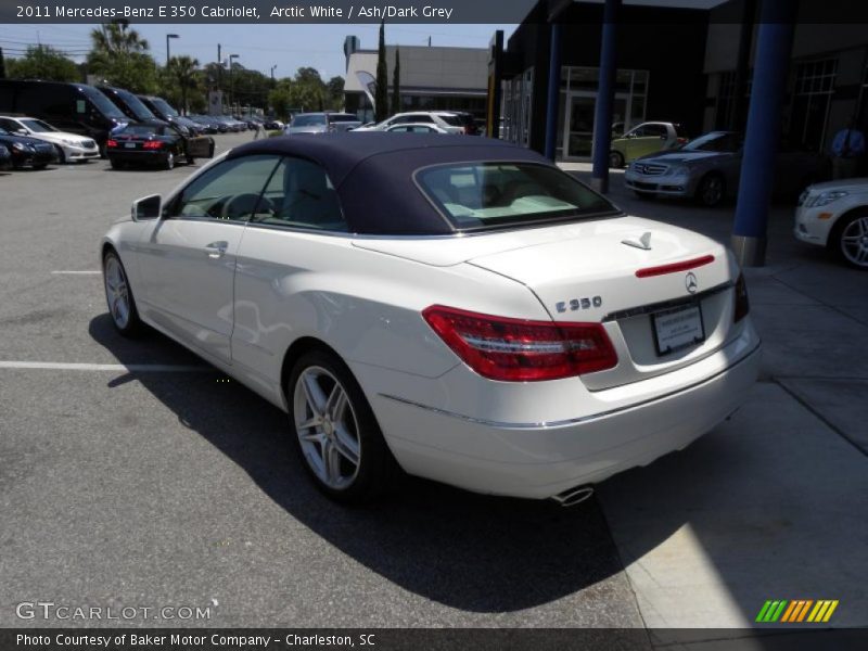 Arctic White / Ash/Dark Grey 2011 Mercedes-Benz E 350 Cabriolet