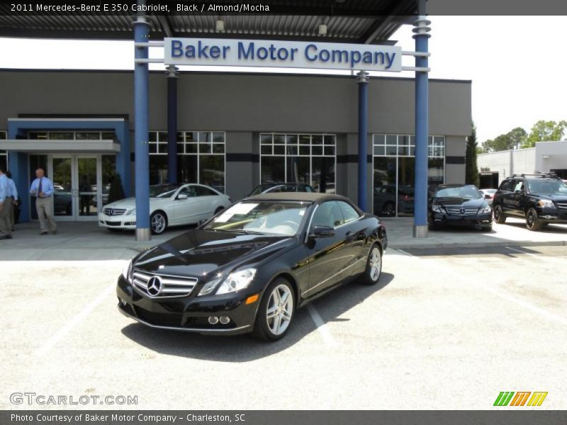 Black / Almond/Mocha 2011 Mercedes-Benz E 350 Cabriolet