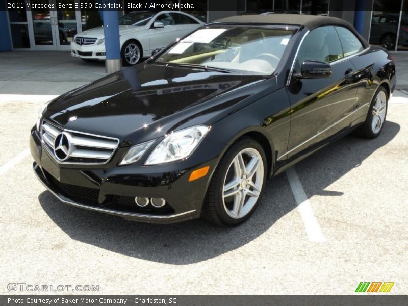 Black / Almond/Mocha 2011 Mercedes-Benz E 350 Cabriolet