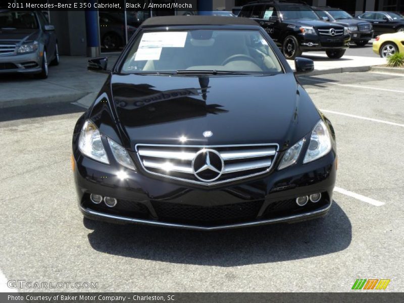 Black / Almond/Mocha 2011 Mercedes-Benz E 350 Cabriolet